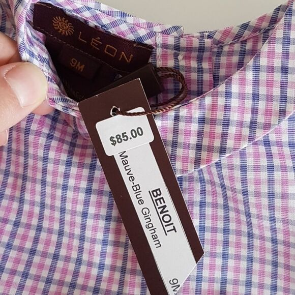 Gingham collar shirt - Picture 3 of 4